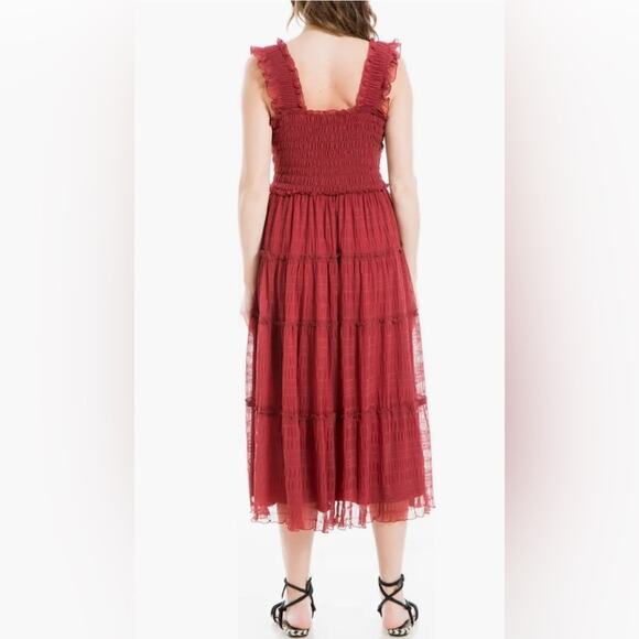 NWT Max Studio Mesh Sleeveless Maxi Dress small - Picture 3 of 15